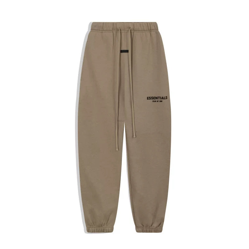 Fear of God Essentials Logo Fleece Sweatpants (Taupe / Khaki)