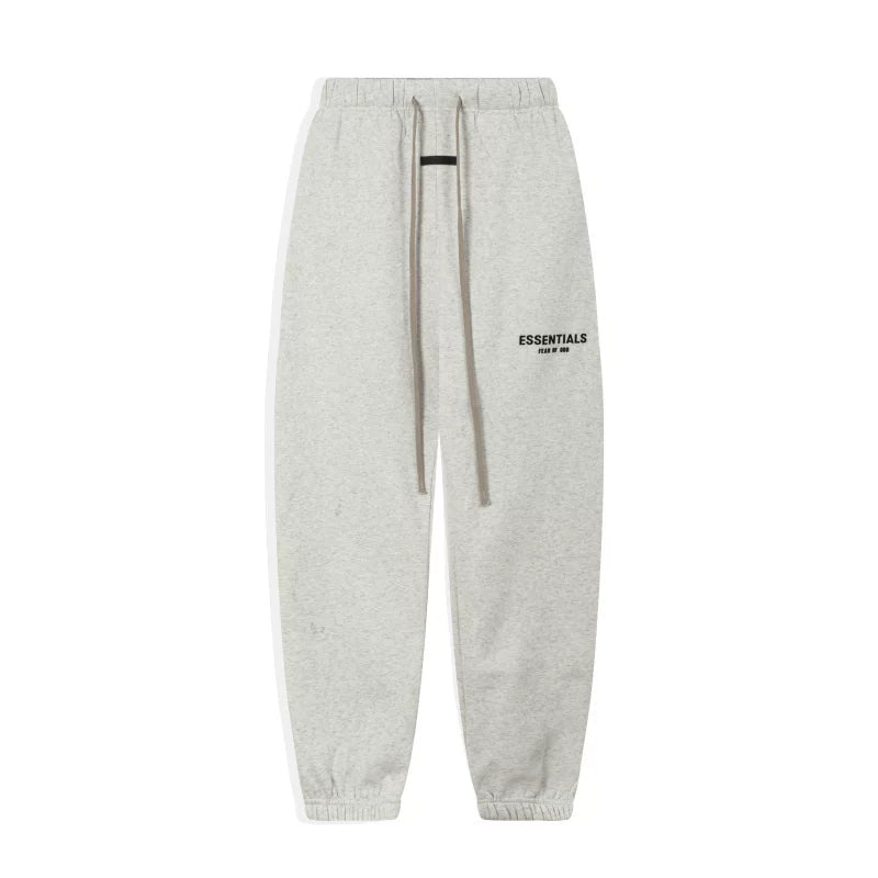 Fear of God Essentials Logo Fleece Sweatpants (Light Heather Grey)