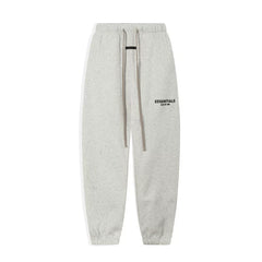 Fear of God Essentials Logo Fleece Sweatpants (Light Heather Grey)