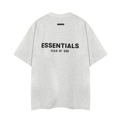 Essentials Fear of God Short-Sleeve T-Shirt – Light Grey / Black