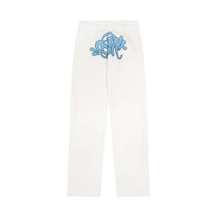 Syna World Graphic Fleece Sweatpants (White / Baby Blue)